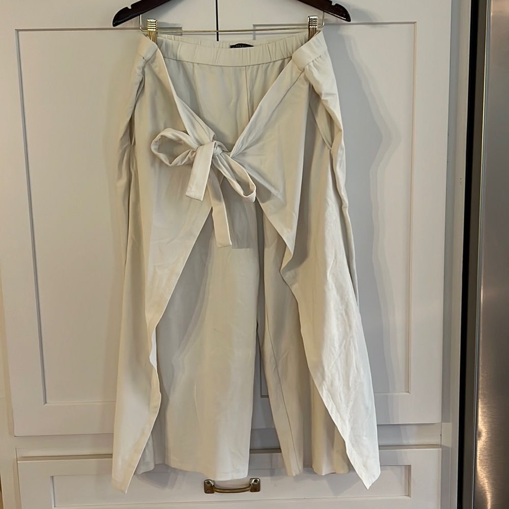 Eileen Fisher Pants with Overlay, Sz L